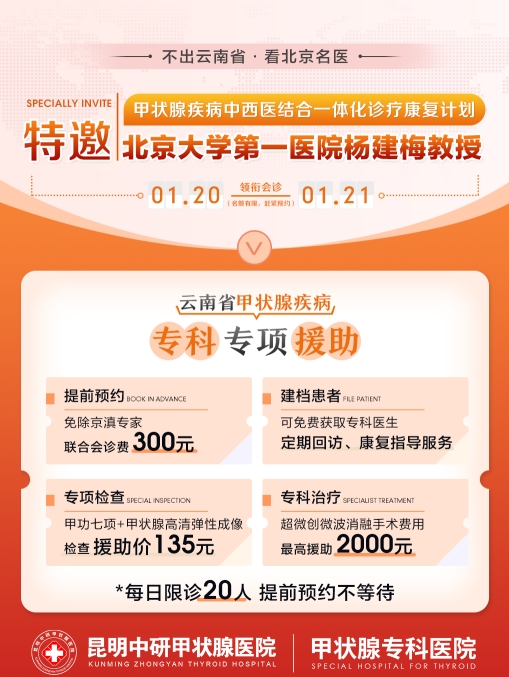 【赶快预约】1月20日-21日，北京大学医院甲状腺教授会诊号可以约了！